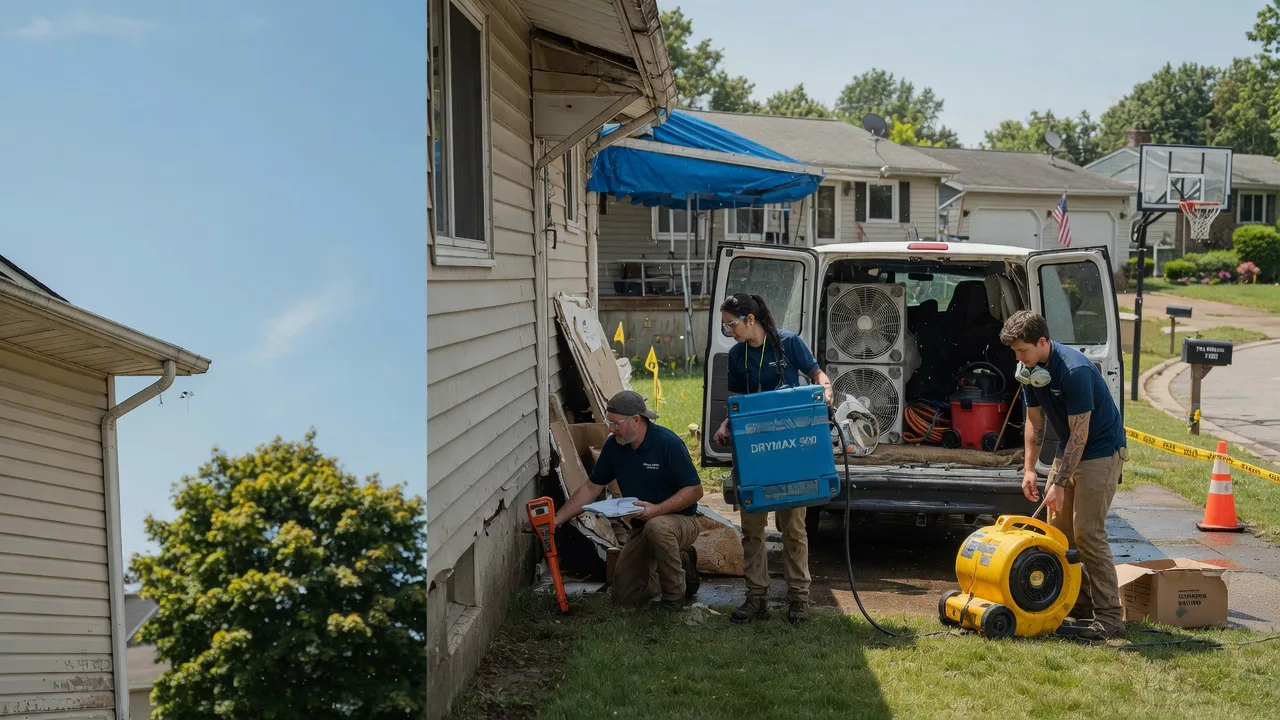 Ceiling Leak Cleanup in Long Lake, WI near me